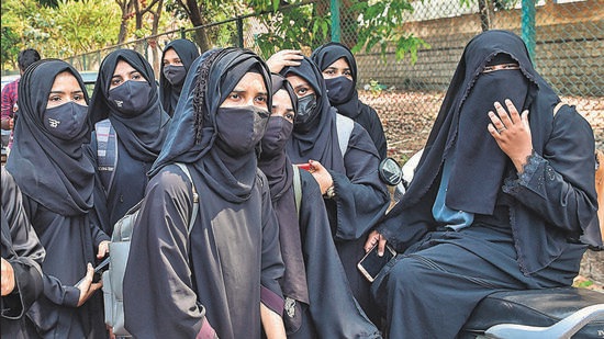 Protests, some of which have turned violent, have erupted in several parts of Karnataka over the hijab issue since December end, leading to the closure of schools and colleges, besides imposing prohibitory orders. (PTI)