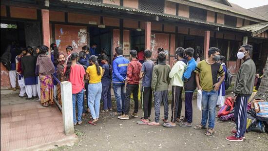 At a vaccination centre in Nagaon earlier this month (PTI) At a vaccination centre in Nagaon earlier this month (PTI)