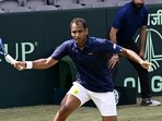Ramkumar has struggled in the singles losing his six previous matches.(ANI) Ramkumar has struggled in the singles losing his six previous matches.(ANI)