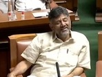 Karnataka Congress President DK Shivakumar in Vidhan Soudha responding to the Budget announcements made by the Karnataka CM(DD Karnataka) Karnataka Congress President DK Shivakumar in Vidhan Soudha responding to the Budget announcements made by the Karnataka CM(DD Karnataka)