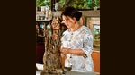 ‘When things go wrong with an intricate piece, it has to be discarded with no second thought. There are a lot of lessons to be learned,’ says ceramicist Carmel Hessing, seen here at work in her stoneware studio Claysutra in Hyderabad. ‘When things go wrong with an intricate piece, it has to be discarded with no second thought. There are a lot of lessons to be learned,’ says ceramicist Carmel Hessing, seen here at work in her stoneware studio Claysutra in Hyderabad.