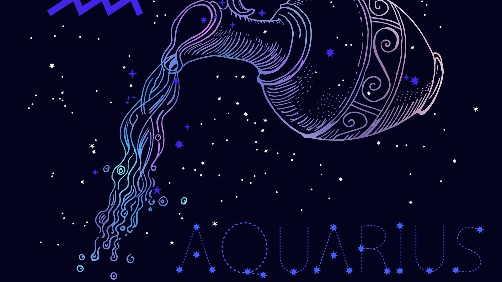 Free Aquarius Desktop  Phone Wallpaper  Spirit You