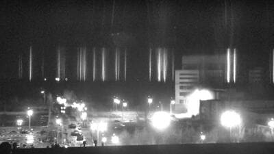 Surveillance camera footage shows the Zaporizhzhia nuclear power plant following shelling, amid the Russian invasion of Ukraine, in Enerhodar, Zaporizhia Oblast, Ukraine on March 4 (Zaporizhzhya NPP via REUTERS) Surveillance camera footage shows the Zaporizhzhia nuclear power plant following shelling, amid the Russian invasion of Ukraine, in Enerhodar, Zaporizhia Oblast, Ukraine on March 4 (Zaporizhzhya NPP via REUTERS)