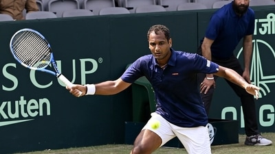 Ramkumar has struggled in the singles losing his six previous matches. (ANI) Ramkumar has struggled in the singles losing his six previous matches. (ANI)