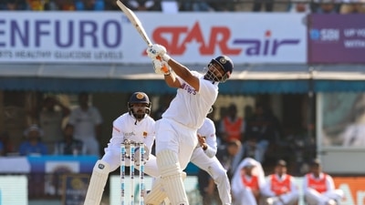Pant plays a shot on day one of the first Test match between India and Sri Lanka (ANI) Pant plays a shot on day one of the first Test match between India and Sri Lanka (ANI)