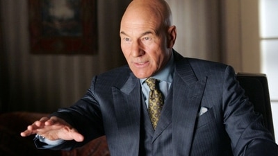 Patrick Stewart as Professor X aka Charles Xavier in the X-Men film series. Patrick Stewart as Professor X aka Charles Xavier in the X-Men film series.