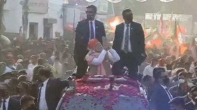 PM Narendra Modi in Varanasi.