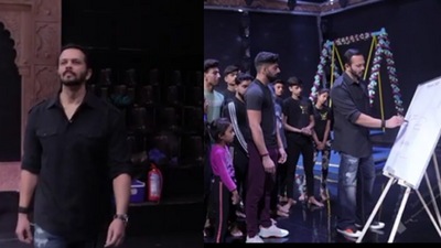 Rohit Shetty directs India's Got Talent Season 9's group Warrior Squad's performance.