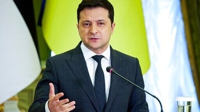 Ukrainian president Volodymyr Zelenskyy (AP)
