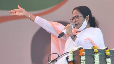 West Bengal chief minister Mamata Banerjee on Friday once again attacked the Centre over the issue of students stranded in war-hit Ukraine. (HT PHOTO.)