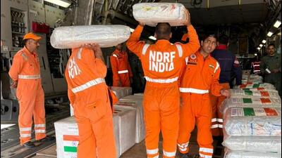 India sent three tranches of humanitarian assistance to Ukraine on Friday. A total of 23 tonnes of medicines, medical equipment and relief materials are being delivered via Romania, Slovakia and Poland on the C-17 aircraft. (SOURCED.) India sent three tranches of humanitarian assistance to Ukraine on Friday. A total of 23 tonnes of medicines, medical equipment and relief materials are being delivered via Romania, Slovakia and Poland on the C-17 aircraft. (SOURCED.)