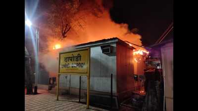 As per the information given by the railways, the reason behind the fire is not yet known and it will be found out only after a detailed inquiry of the incident. (HT PHOTO) As per the information given by the railways, the reason behind the fire is not yet known and it will be found out only after a detailed inquiry of the incident. (HT PHOTO)