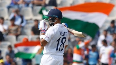 Virat Kohli became the 12th Indian cricketer to play 100 Tests. (BCCI) Virat Kohli became the 12th Indian cricketer to play 100 Tests. (BCCI)