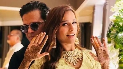 Sam Bombay and Poonam Pandey tied the knot in 2020. Sam Bombay and Poonam Pandey tied the knot in 2020.