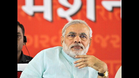While the Bharatiya Janata Party (BJP) Pune unit is all set to welcome Prime Minister Narendra Modi on March 6, the Congress and the Nationalist Congress Party (NCP) have warned to conduct protests with black flags. (HT FILE PHOTO)