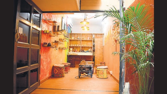 Deeksha Gupta’s Clay Botik studio in Jaipur. Gupta gave up a 15-year career as a user experience designer in Mumbai to pursue a life in ceramics.