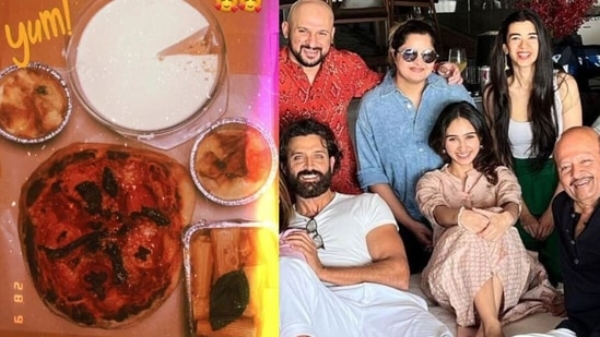 Saba Azad thanked Hrithik Roshan's family members for sending her food.&nbsp;