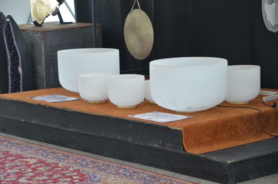 Crystal bowls that create healing sound(Sandip Hor)