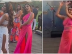 Kiara Advani dances with her sister Ishita Advani.