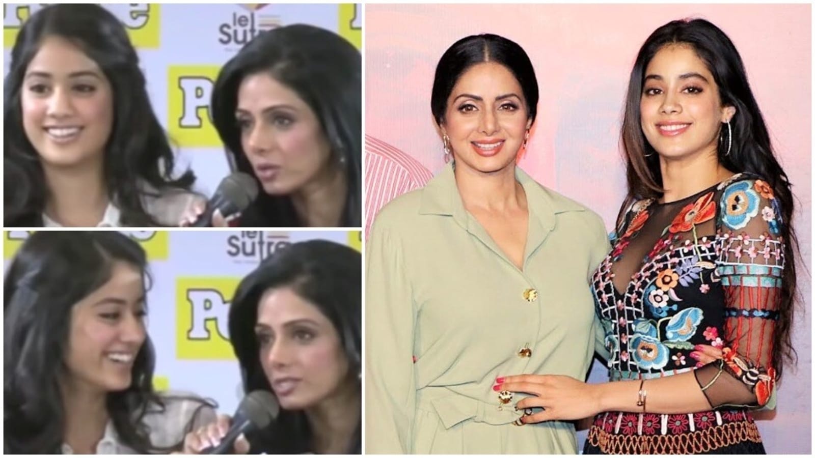 Sridevi Bfvideo - When Sridevi trolled Janhvi Kapoor for not knowing how to speak in Hindi |  Bollywood - Hindustan Times