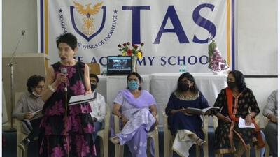 Doris Sommer emphasised that teachers should use a new art-based training programme called Pre-Texts. (HT PHOTO)
