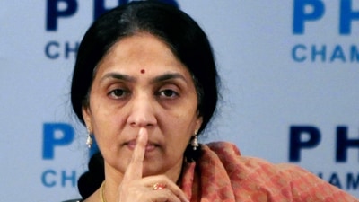 Former CEO of the National Stock Exchange (NSE) Chitra Ramkrishna. (File photo) (PTI) Former CEO of the National Stock Exchange (NSE) Chitra Ramkrishna. (File photo) (PTI)