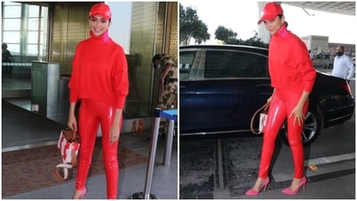 Meanwhile, Deepika Padukone's airport wardrobe choices would be more at home on the front row of a fashion show than at the airport. But the star always looks put together and ready to slay whenever it comes to her airport looks. What do you think of this ensemble? (HT Photo/Varinder Chawla) Meanwhile, Deepika Padukone's airport wardrobe choices would be more at home on the front row of a fashion show than at the airport. But the star always looks put together and ready to slay whenever it comes to her airport looks. What do you think of this ensemble? (HT Photo/Varinder Chawla)