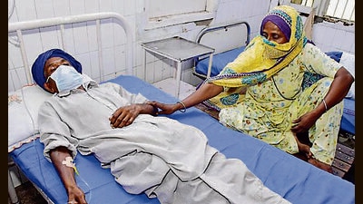 The deadlock has hit poor patients in the state as private hospitals have been turning them away since February 25. (HT File/Representational image) The deadlock has hit poor patients in the state as private hospitals have been turning them away since February 25. (HT File/Representational image)