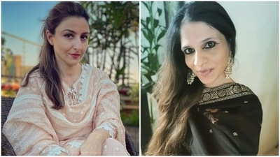 Soha Ali Khan ditches normal planks, adds creative twist to workout routine: Sister Saba Ali Khan cracks a joke Soha Ali Khan ditches normal planks, adds creative twist to workout routine: Sister Saba Ali Khan cracks a joke
