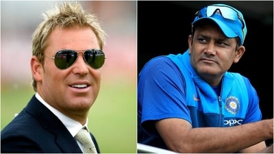 Shane Warne; Anil Kumble (AP)