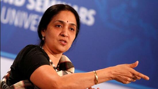 FILE PHOTO: Chitra Ramkrishna, Managing Director and CEO, National Stock Exchange (India), participates in The Future of Finance panel discussion during the IMF-World Bank annual meetings in Washington October 12, 2014. REUTERS/Yuri Gripas (REUTERS)