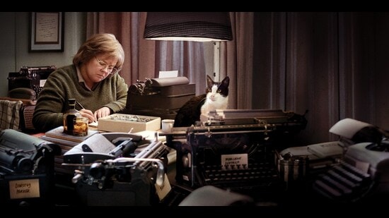 In Can You Ever Forgive Me?, Melissa McCarthy is masterful as Lee Israel, a broke but talented writer who fakes letters from famous literary figures as she struggles to stay afloat.