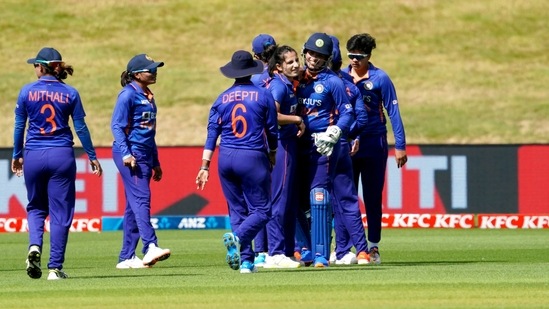 File photo of India women's team in action.(ANI)