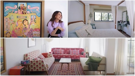 Glimpses of Aditi Rao Hydari's Mumbai home.