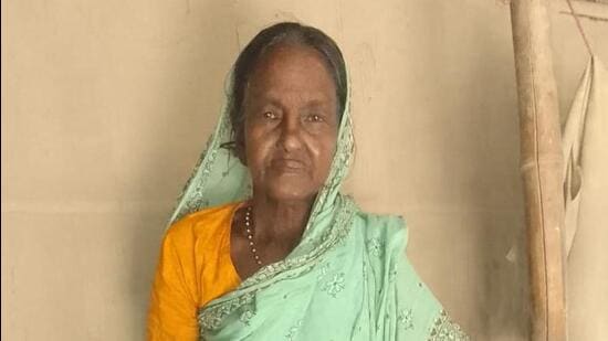 Akol Rani Namasudra is a resident of Haritikar Part-1 under Katogorah assembly constituency near the Indo-Bangladesh international border. Last month, a foreigners’ tribunal in Silchar asked her to appear before the court on March 5. (HT PHOTO.) Akol Rani Namasudra is a resident of Haritikar Part-1 under Katogorah assembly constituency near the Indo-Bangladesh international border. Last month, a foreigners’ tribunal in Silchar asked her to appear before the court on March 5. (HT PHOTO.)