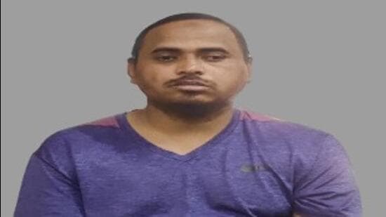 Bangladesh national Saiful Islam who was arrested in Assam for his alleged links with an outfit in the neighbouring country having affiliation to Al-Qaida. (PHOTO: ASSAM POLICE.)