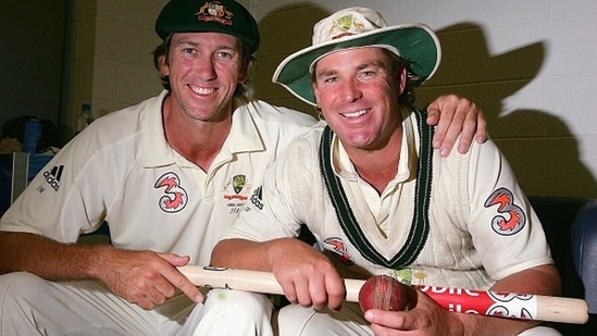 Shane Warne and Glenn McGrath took over 1000 Test wickets playing together.&nbsp;(Getty)