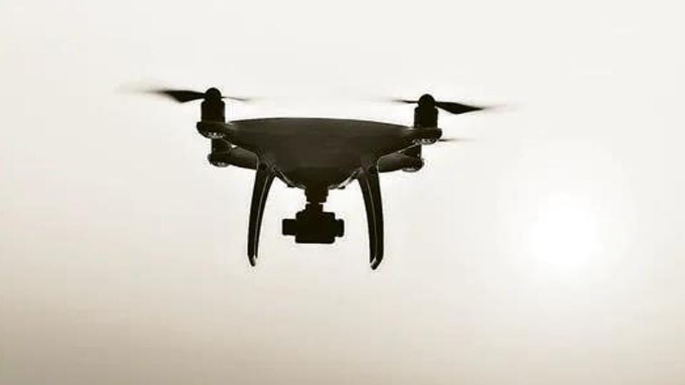 Only one drone was used in the firefighting operations and that too for sizing up the fire. (Representative image) Only one drone was used in the firefighting operations and that too for sizing up the fire. (Representative image)