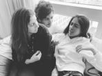 Shweta Bachchan with her son Agatsya and daughter Navya Naveli Nanda.