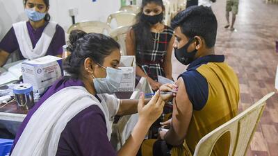 94% of people in Mohali are fully vaccinated for Covid. (PTI) 94% of people in Mohali are fully vaccinated for Covid. (PTI)