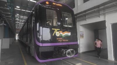 Two routes of the Maharashtra Metro Rail Corporation Limited (Maha-Metro) in the city– Vanaz to Garware college (4.91 km) and Pimpri to Phugewadi (7.03km) will be operational for commercial use in the first phase. (Pratham Gokhale/HT Photo) Two routes of the Maharashtra Metro Rail Corporation Limited (Maha-Metro) in the city– Vanaz to Garware college (4.91 km) and Pimpri to Phugewadi (7.03km) will be operational for commercial use in the first phase. (Pratham Gokhale/HT Photo)