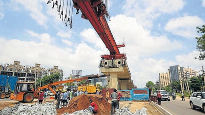 The process of acquiring land for the remaining 1.5 kilometres is underway. (Parveen Kumar/HT PHOTO) The process of acquiring land for the remaining 1.5 kilometres is underway. (Parveen Kumar/HT PHOTO)