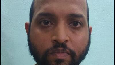 Tattoo artist Sujeesh P S was arrested from Kochi on Saturday. (HT Photo) Tattoo artist Sujeesh P S was arrested from Kochi on Saturday. (HT Photo)