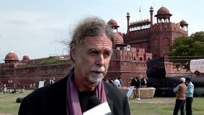 Ambassador of Germany to India, Walter J Lindner speaks to the media over rising tension between Russia and Ukraine, in New Delhi. (ANI)