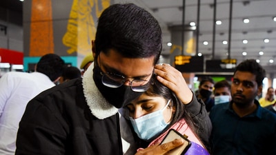 On Saturday, a special flight carrying 154 Indian nationals were evacuated from Ukraine via Slovakia. (ANI)
