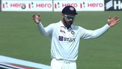 Virat Kohli during the first Test against Sri Lanka (Twitter)