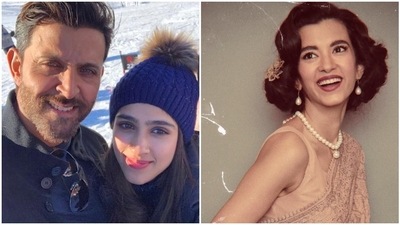 Saba Azad, Hrithik Roshan's rumoured girlfriend, was treated to food and compliments from the actor's family.