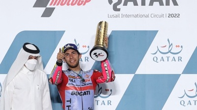 Enea Bastianini storms to first MotoGP win in Qatar (REUTERS)