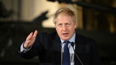 British Prime Minister Boris Johnson. (REUTERS)