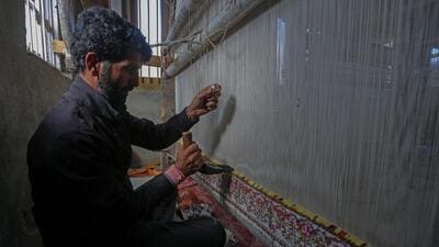 Annually, Kashmiri carpets worth ₹300 crore are exported to various European countries and the United States. After GI tagging, exporters are hoping the sales will rise manifold. (Waseem Andrabi/ HT) Annually, Kashmiri carpets worth ₹300 crore are exported to various European countries and the United States. After GI tagging, exporters are hoping the sales will rise manifold. (Waseem Andrabi/ HT)